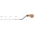 mikado ice rod mormyshka twin tip 37cm 1 sec